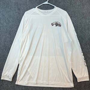 Paragon Men's L/XL Long Sleeve UPF 50+ Ocean Graphic Fishing Shirt Polyester